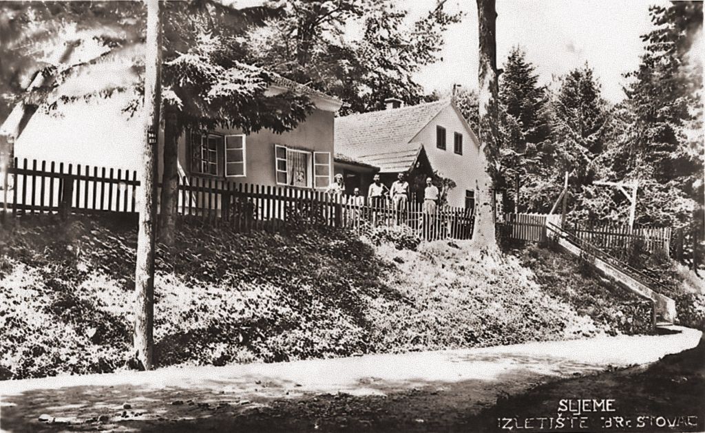Sljeme. Izletište Brestovac oko 1935. godine